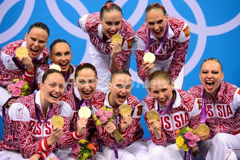 ロシアがシンクロナイズドスイミング・チームで4連覇