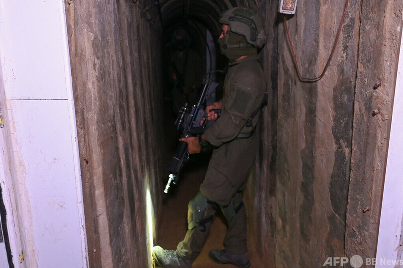 ハマス地下トンネル網への海水注水、専門家は懸念