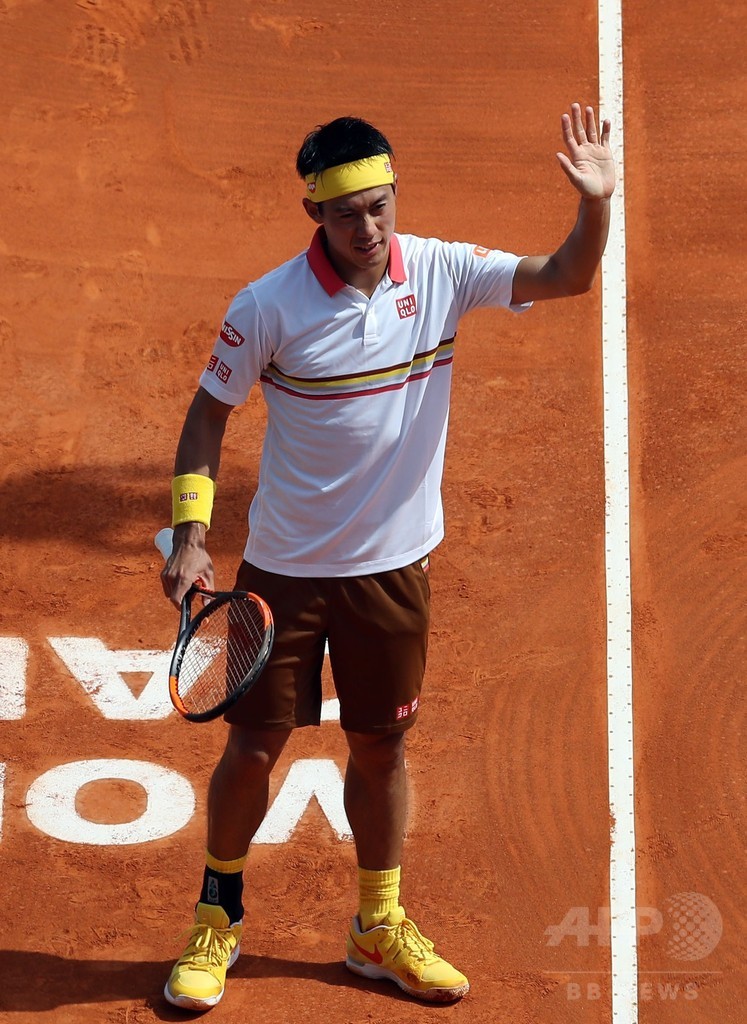 錦織がベルディハに逆転勝利で初戦突破、モンテカルロ・マスターズ