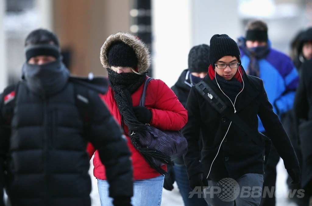 体感温度マイナス53度も…米国に大寒波到来