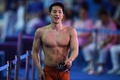 第18回世界水泳選手権、競泳男子200メートル個人メドレー決勝。優勝を喜ぶ瀬戸大也（2019年7月25日撮影）。(c)Oli SCARFF / AFP
