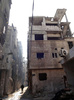 シリア首都ダマスカス（Damascus）のヤルムーク（Yarmuk）・パレスチナ人難民キャンプの破壊された街並み（2014年1月21日提供）。(c)AFP/UNRWA