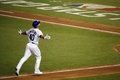 MLBオールスターゲーム2018。3回にソロ本塁打を放ち、喜びながらダイヤモンドを回るナ・リーグのウィルソン・コントレラス（2018年7月17日撮影）。(c)Patrick McDermott/Getty Images/AFP