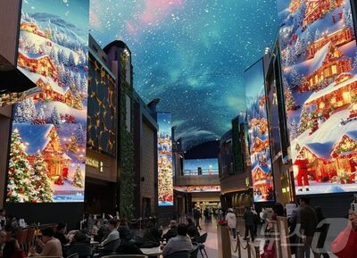 オーロラが仁川に出現？…韓国・インスパイアリゾート、リゾート全体が“体験型クリスマス”に変身