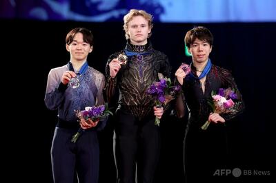 マリニン逆転優勝、FSで世界最高得点 GPファイナル