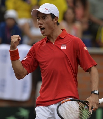 日本、初日をコロンビアと1勝1敗で終える デビスカップ