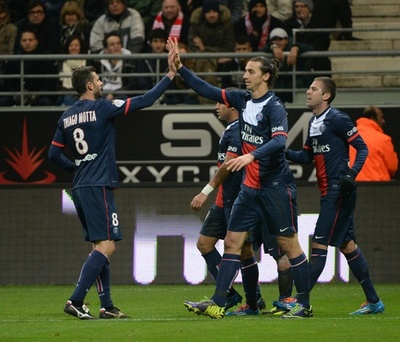 PSGがランスに快勝