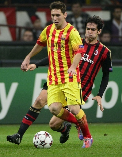 バルセロナとミランが引き分ける、欧州CL