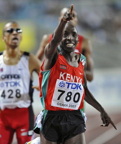 アルフレッド・キーワ・イエゴ 男子800メートルで優勝