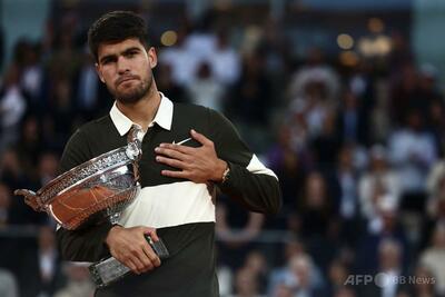 アルカラス「真の王者」のメンタルで全仏連覇 土壇場から劇的V