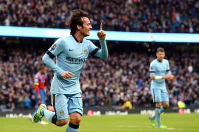 マンCがパレスに快勝、FW欠くもシルバ2得点の活躍