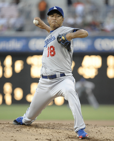 ドジャース黒田 パドレス戦に好投し今季7勝目