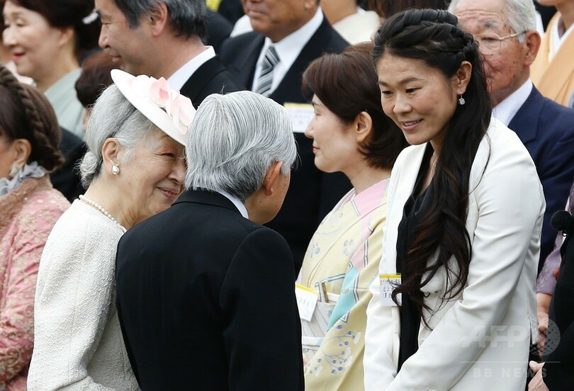赤坂御苑で春の園遊会