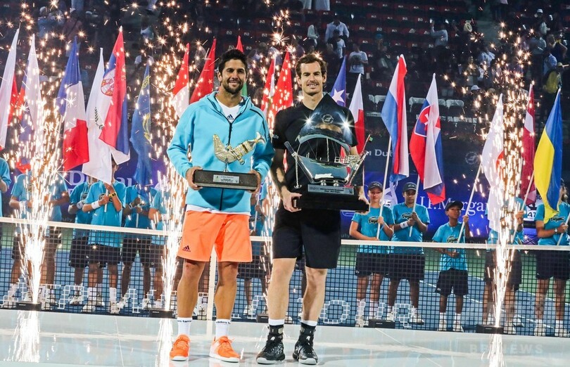 王者マレーが今季初優勝、ベルダスコを寄せ付けず ドバイ選手権