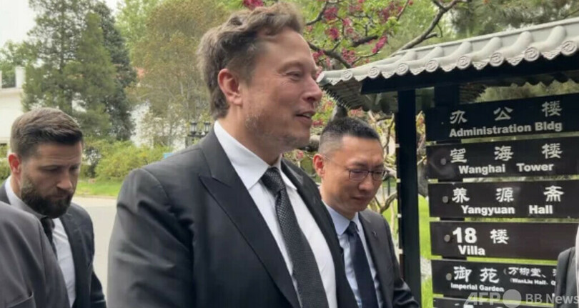 マスクCEOが北京入り 全自動運転ソフトの中国進出について協議か