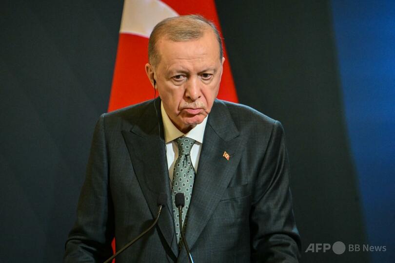 トルコのレジェプ・タイップ・エルドアン大統領（2025年4月29日撮影）。（c）Alberto PIZZOLI/AFP