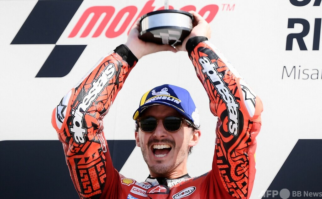バニャイア4連勝、総合首位接近も意識はせず サンマリノGP 写真8枚 国際ニュース:AFPBB News