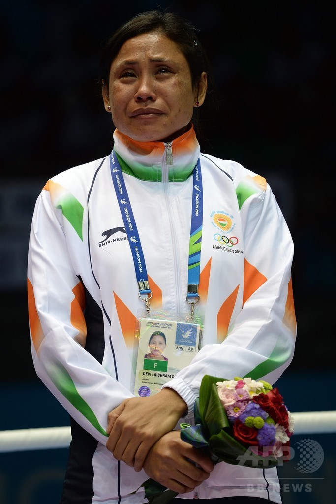 インドの女子ボクサー、メダル受け取り拒否を謝罪 インドの女子ボクサー、メダル受け取り拒否を謝罪