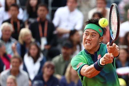 錦織圭が全仏2回戦進出 予選勝者とのフルセット制す 写真3枚 国際