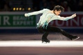世界フィギュアスケート選手権、エキシビション。演技に臨む羽生結弦（2016年4月3日撮影）。(c)AFP/Geoff Robins