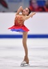 フィギュアスケート欧州選手権、女子シングル・フリースケーティング（FS）の演技に臨むアンナ・シェルバコワ（2020年1月25日撮影）。(c) Daniel MIHAILESCU/ AFP