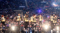 韓国、ソウル（Seoul）のソウル・オリンピック公園（Seoul Olympic Park）で開催された「第3回ガオンチャート・K-POP・アワード（Gaon Chart K-POP Awards）」に出席した、アイドルグループ「EXO （エクソ）」（2014年2月12日撮影）。(c)STARNEWS