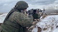 ベラルーシで行われたロシアとベラルーシの合同軍事演習。ロシア国防省提供の動画より（2022年2月2日撮影）。(c)AFP PHOTO / RUSSIAN DEFENCE MINISTRY
