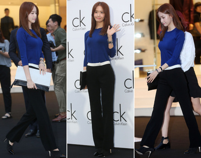 少女時代ユナ、カルバン・クラインのイベントに登場