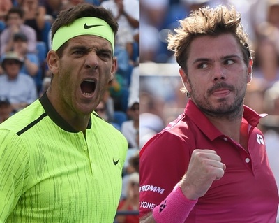 デルポトロ対ワウリンカ、準々決勝で四大大会元王者対決が実現