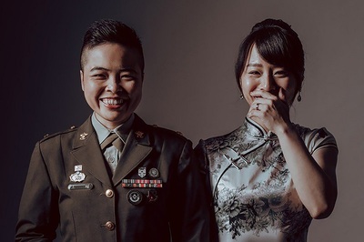 アジア初同性婚合法化の台湾、軍の合同結婚式に同性カップル初参加へ