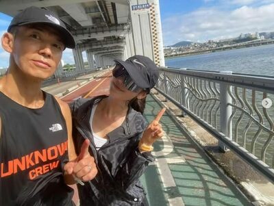 NewJeans DANIELLE、活動中断中もランニングに熱中