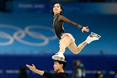 フィギュア団体戦ペアFSの演技、北京五輪
