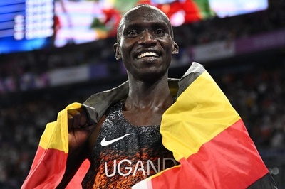 チェプテゲイが五輪新で男子1万m金メダル パリ五輪陸上