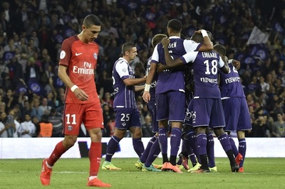 10人になったPSG、トゥールーズに敗れ今季早くも2敗目