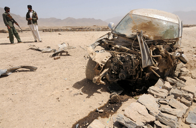 アフガニスタン教育相の車列で爆発、1人負傷