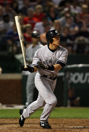 松井秀 レンジャーズ戦で2打席連続本塁打