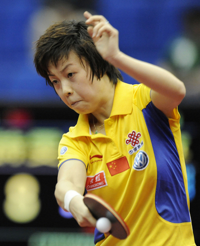 張怡寧 女子シングルス決勝へ、世界卓球