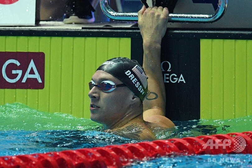 世界新連発の世界水泳 ドレッセルが男子100mバタでフェルプス氏超え 写真7枚 国際ニュース Afpbb News
