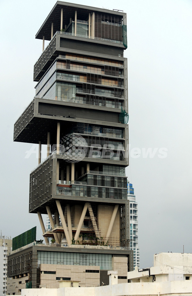 インド大富豪 840億円27階建ての自宅を新築 批判の声も 写真2枚 国際ニュース Afpbb News