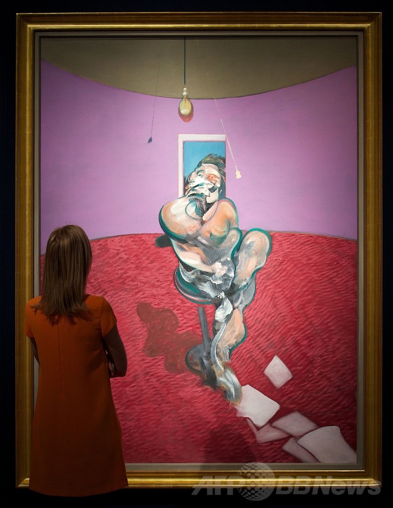 F・ベーコンが恋人描いた油絵、約72億円で落札 写真1枚 国際ニュース：AFPBB News