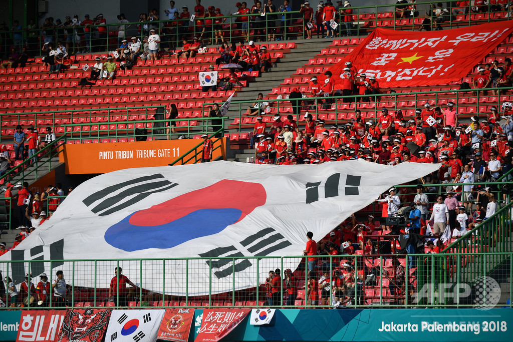韓国代表戦で北朝鮮国歌、AFCが「前代未聞」のミスを謝罪 韓国代表戦で北朝鮮国歌、AFCが「前代未聞」のミスを謝罪
