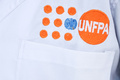 国連人口基金（UNFPA）のロゴ（2018年1月24日撮影、資料写真）。(c)Mohamed ABDIWAHAB / AFP