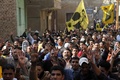エジプト・ギザ（Giza）にある村でデモ行進を行うイスラム組織「ムスリム同胞団（Muslim Brotherhood）」の支持者たち（2014年1月14日撮影）。(c)AFP/KHALED KAMEL