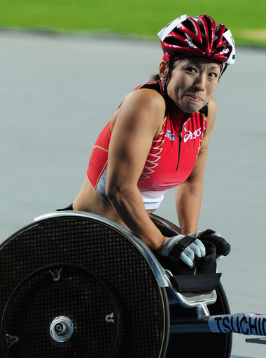 土田が女子車いす800mで銀 世界陸上