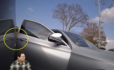 念願の新車に「ドアパンチ」の衝撃…韓国・ドラレコに証拠、それでも加害女性は開き直り