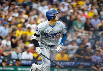 大谷が15号2ラン 前田は2球で緊急降板