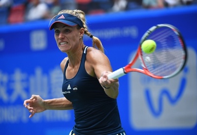 ケルバーが新女王として初勝利、ムグルサは2回戦敗退 武漢オープン