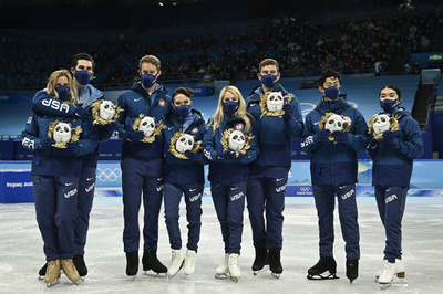 フィギュア団体銀の米国、メダル授与求めCASに異議申し立て