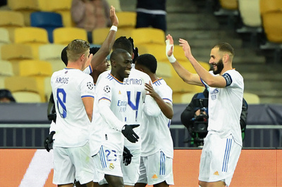 レアルがシャフタールに大勝、インテルは初白星 欧州CL