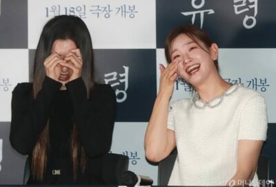 がん闘病から復帰のパク・ソダム、「幽霊」試写会で「元気に生きていきます」